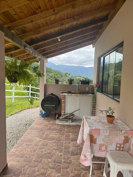Cabana Recanto Do Arruda Para Casal Em Águas Mornas Kültér fotó