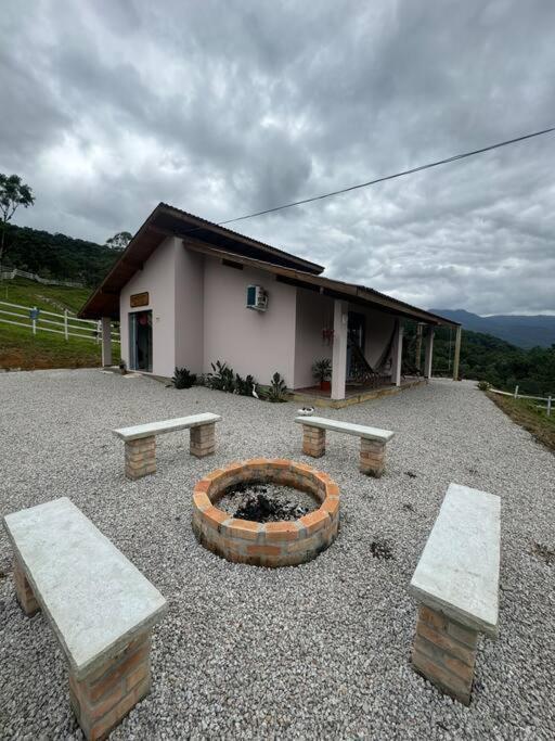 Cabana Recanto Do Arruda Para Casal Em Águas Mornas Kültér fotó