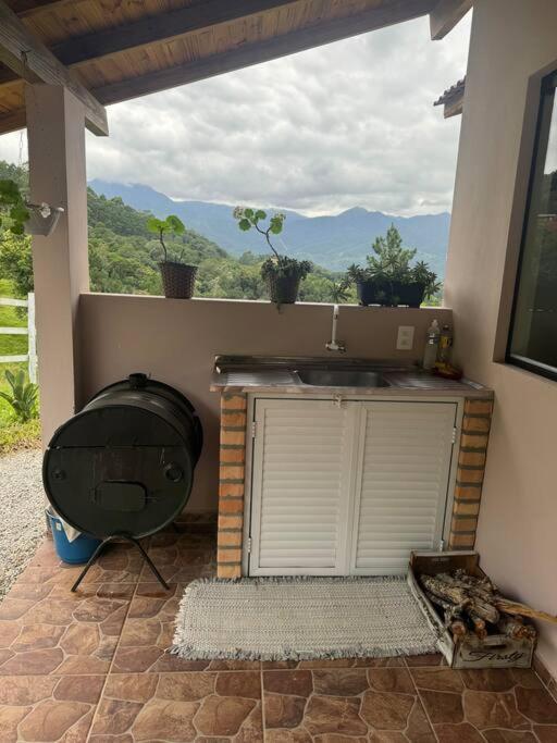 Cabana Recanto Do Arruda Para Casal Em Águas Mornas Kültér fotó