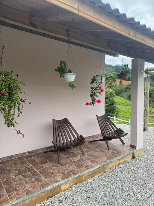 Cabana Recanto Do Arruda Para Casal Em Águas Mornas Kültér fotó