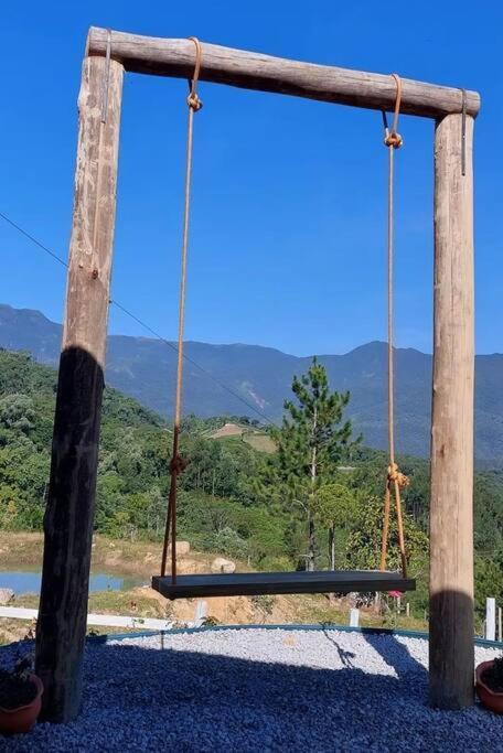 Cabana Recanto Do Arruda Para Casal Em Águas Mornas Kültér fotó